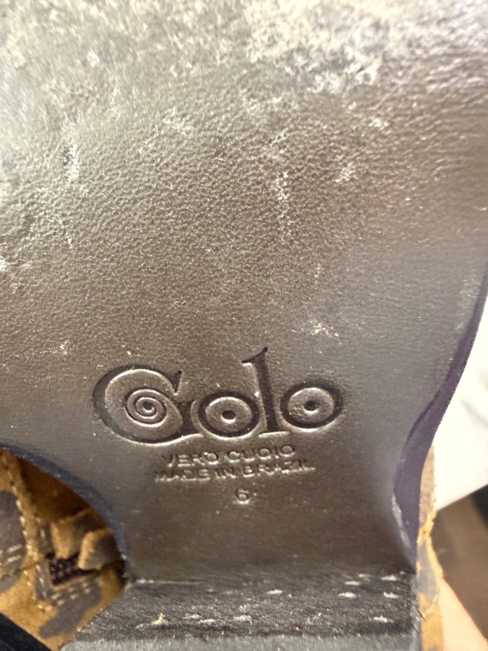 Golo Women's Leopard Suede Interior Zip Ankle Bootie Size 6 - Picture 9 of 11